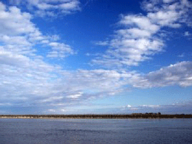 ロシア極東シカチ・アリャン村のアムール河（2008年）